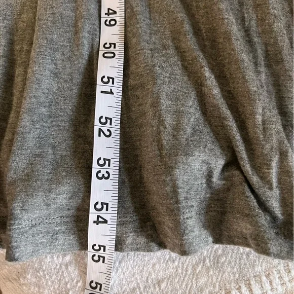 Gap Women's S Heather Gray Boat Neck Drawstring Waist Casual Maxi Dress size S - Picture 9 of 11